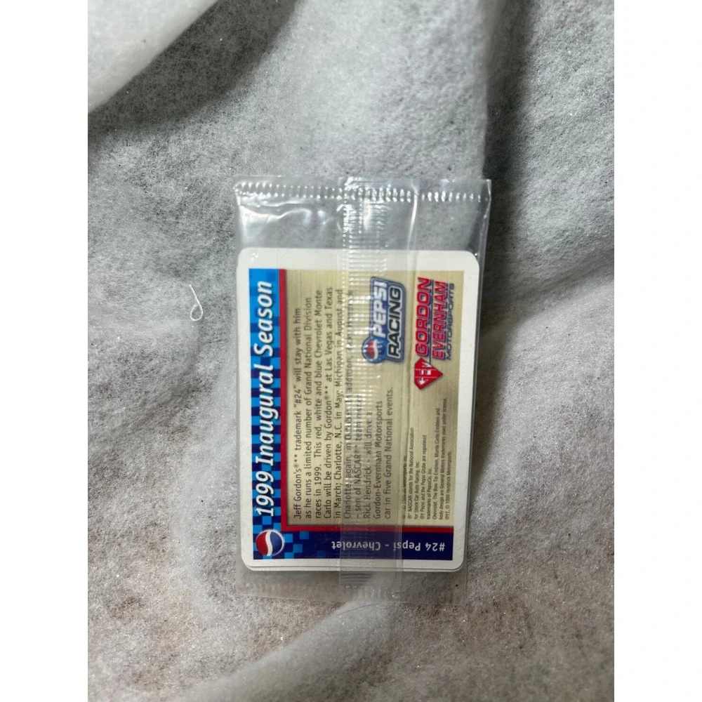 1999 Jeff Gordon #24 Pepsi Chevrolet Monte Carlo NASCAR Official Licensed Card - Picture 2 of 3